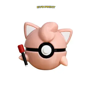 Jigglypuff Cute Inspired Pokéball I Ideal for Collectors & Gifting For Friens I 3D Printed Model
