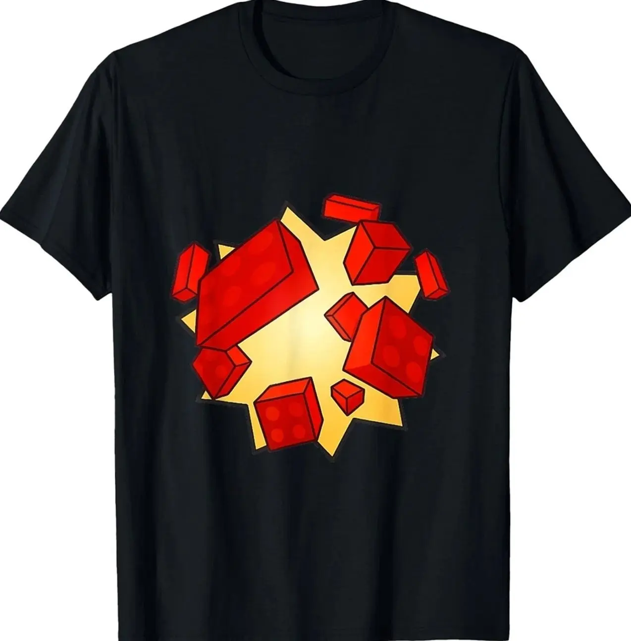 Blox Builder Style Classic Block Gaming Look for Creators T-Shirt 6FZ
