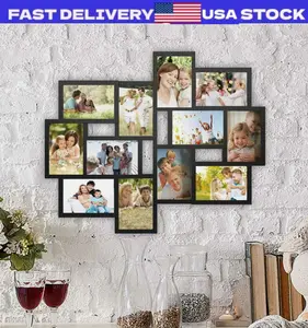 Collage Picture Frame Holds 12 Images Wall Hanging Multiple Photos 4 x 6