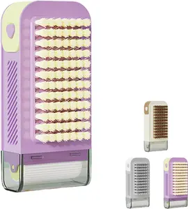 Multi-Functional 3-in-1 Foaming Soap Box with Roller & Scrub, Portable Soap Bar Dispenser for Cleaning & Storage