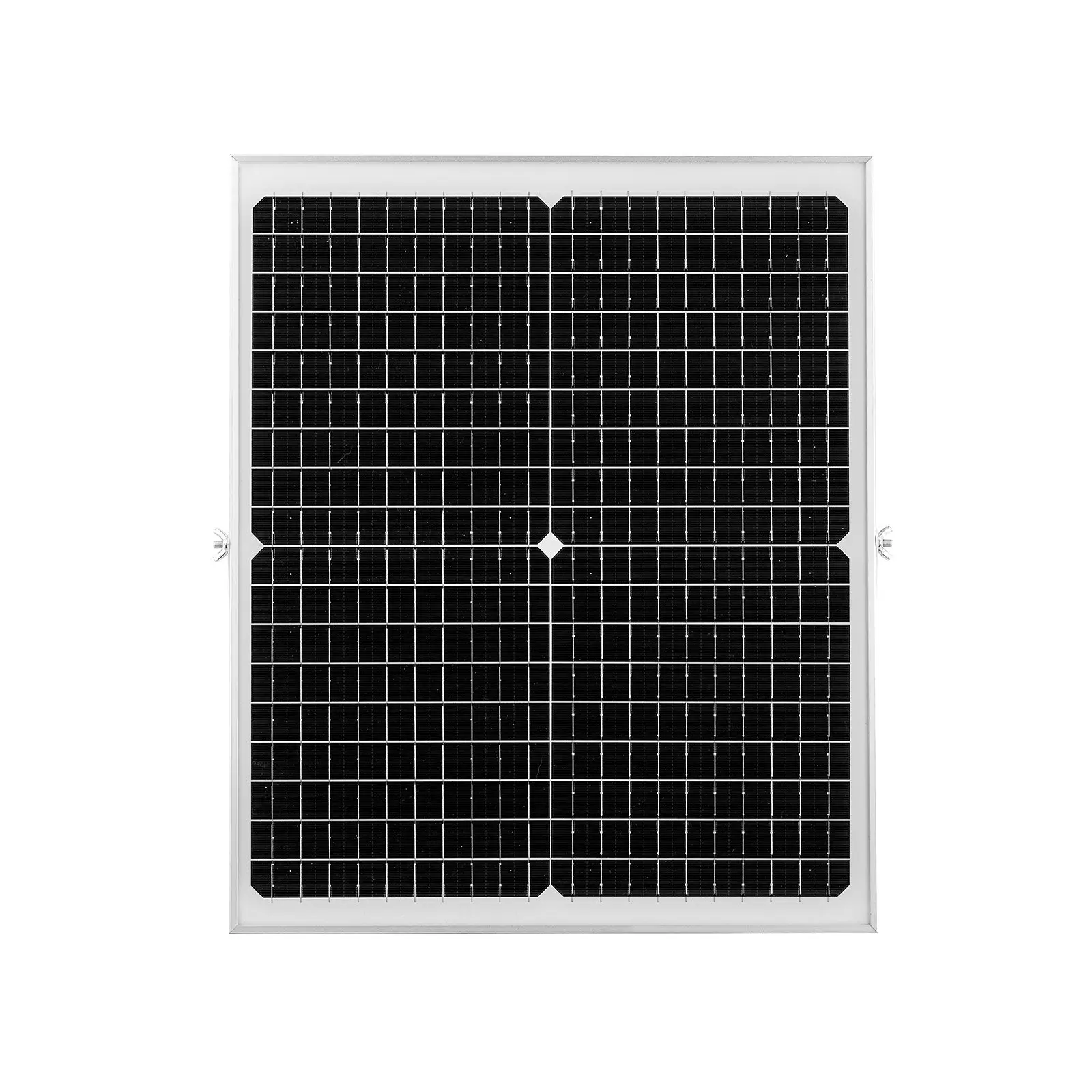 VEVOR 12V 30W Solar Battery Charger with Intelligent MPPT Controller, IP67 Waterproof, Tempered Glass, Adjustable Mount Bracket, Alligator Clips, 18.82 x 16.46 x 0.79 in, 4.61 lbs for Car, Boat