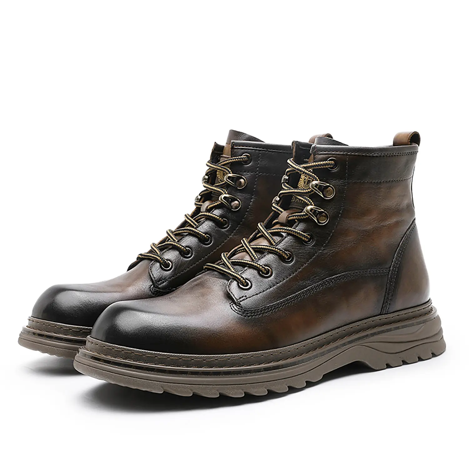 DESAI Soft Bottom boots Men‘s Casual Leather Shoes Genuine Leather men's Chelsea boot DS05309