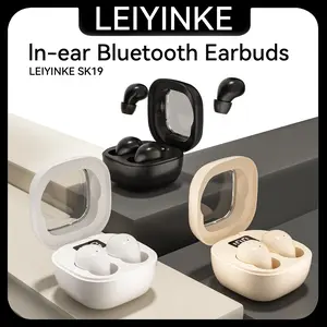 Ultra small sleep wireless earphones, invisible in ear mini wireless earphones, HIFI high sound quality, noise cancelling binaural communication earphones, touch operation, suitable for gifting to objects Earbud Electronic Usb Silicone Portable