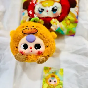 Baby three plush pendant pendant keychain
