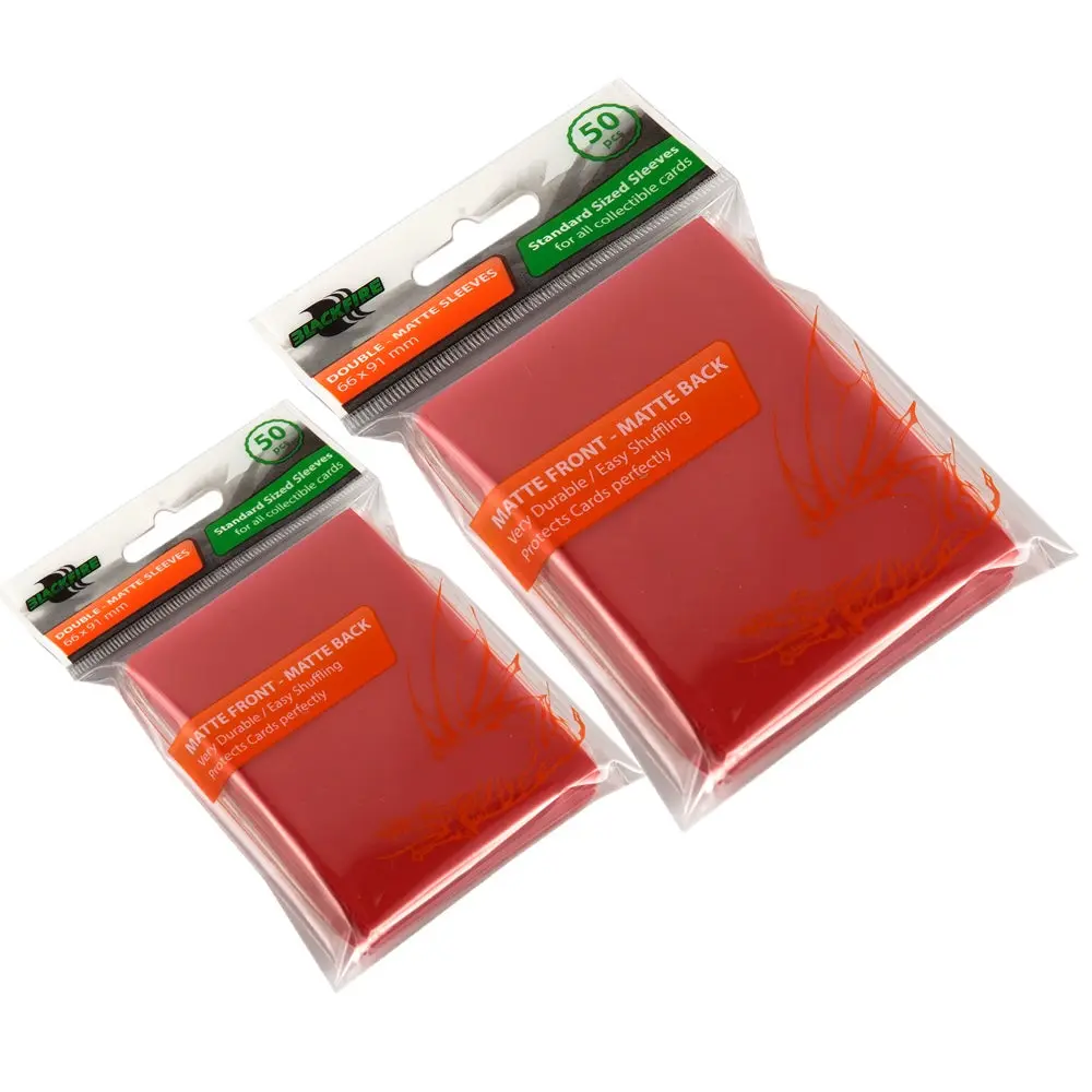 Blackfire Card Sleeves - Red - TikTok Shop