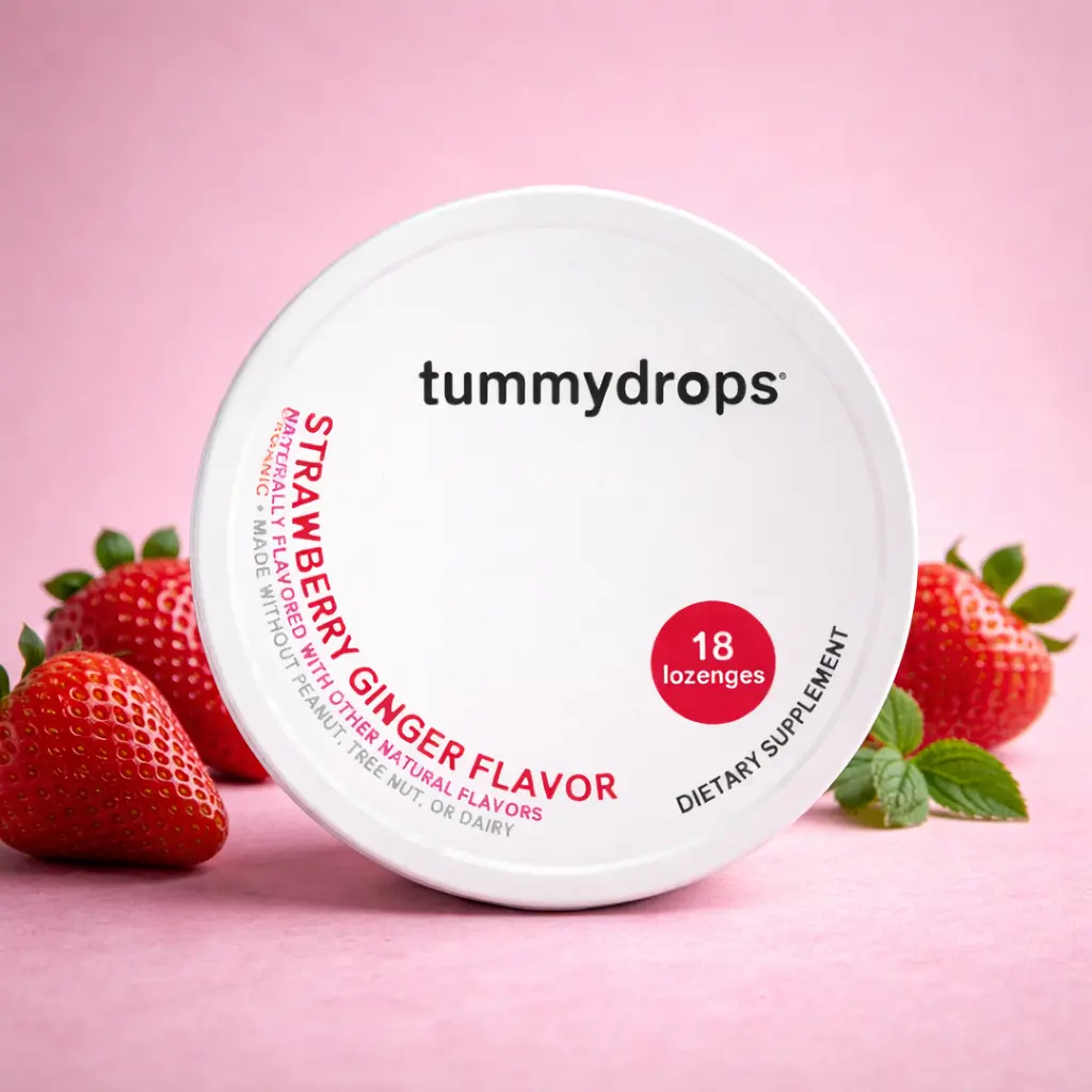 Organic Strawberry Ginge Tummydrops 18 ct