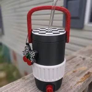 Mini Can Koozie, Cherry Design
