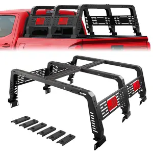 Truck Bed Rack for for Full-Size Trucks Overland Bed Racks Truck Cargo Carrier Compatible with 2002-2025 Dodge Ram 1500, 2014-2025 Chevy Silverado 1500, 2015-2025 Ford F150, 2007-2015 Toyota Tundra