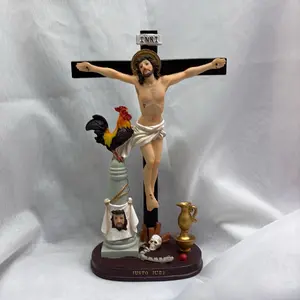 Just Judge (Justo Juez) Crucifix Statue 12” in tall – Justice, Protection & Truth