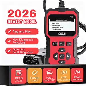 Automotive Obd2 Scanner, Engine Fault Code Reader, Car Obd Ii Diagnostic Tool, Multifunctional Vehicle Diagnostics, Smart Diagnostic Scanner, Compatible with 1996+ Obdii Vehicles