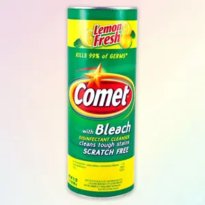 Comet Lemon Fresh Disinfectant Cleanser with Bleach - 21oz
