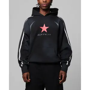 Loiter Trackstar Hoodie Washed Black