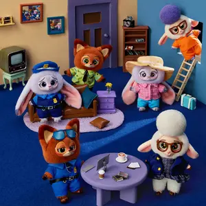 Disney Zootopia Collection Soft Vinyl Plush Blind Box – Adorable Collectible Figures of Judy Nick Bellwether Costume Designed Decor for Bag Backpack Gift forFriends Ideal Thanksgiving Christmas Holiday Gift