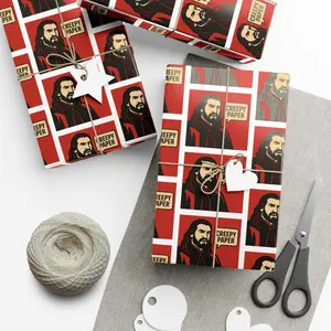 Creepy Paper Wrapping Paper, Nandor from What we do in the Shadows Show