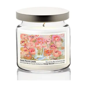 Courtside Market Bountiful Balloons Candle Glass Jar 16 oz
