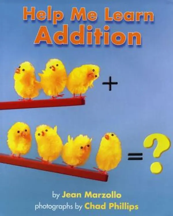 Used Hardcover Book - Help Me Learn Addition by Jean Marzollo (English) - Kindergarten Books, First-Grade Mathematical Equations Learning Material for Hands-On Play