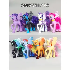 My Little Pony Unicorn Party Celebration Series, Cartoon Character Statue, Desktop Decoration, Birthday Gift, Home and Office Decor