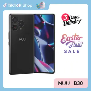NUU B30 5G Unlocked 6.7" AMOLED 120Hz Display | MediaTek Dimensity 7050 16GB RAM + 256GB Storage | 64MP Pro Camera System Global 5G Bands | US Warranty
