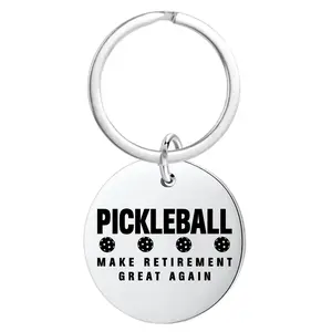 Pickleball Keychain - Make Retirement Great Again