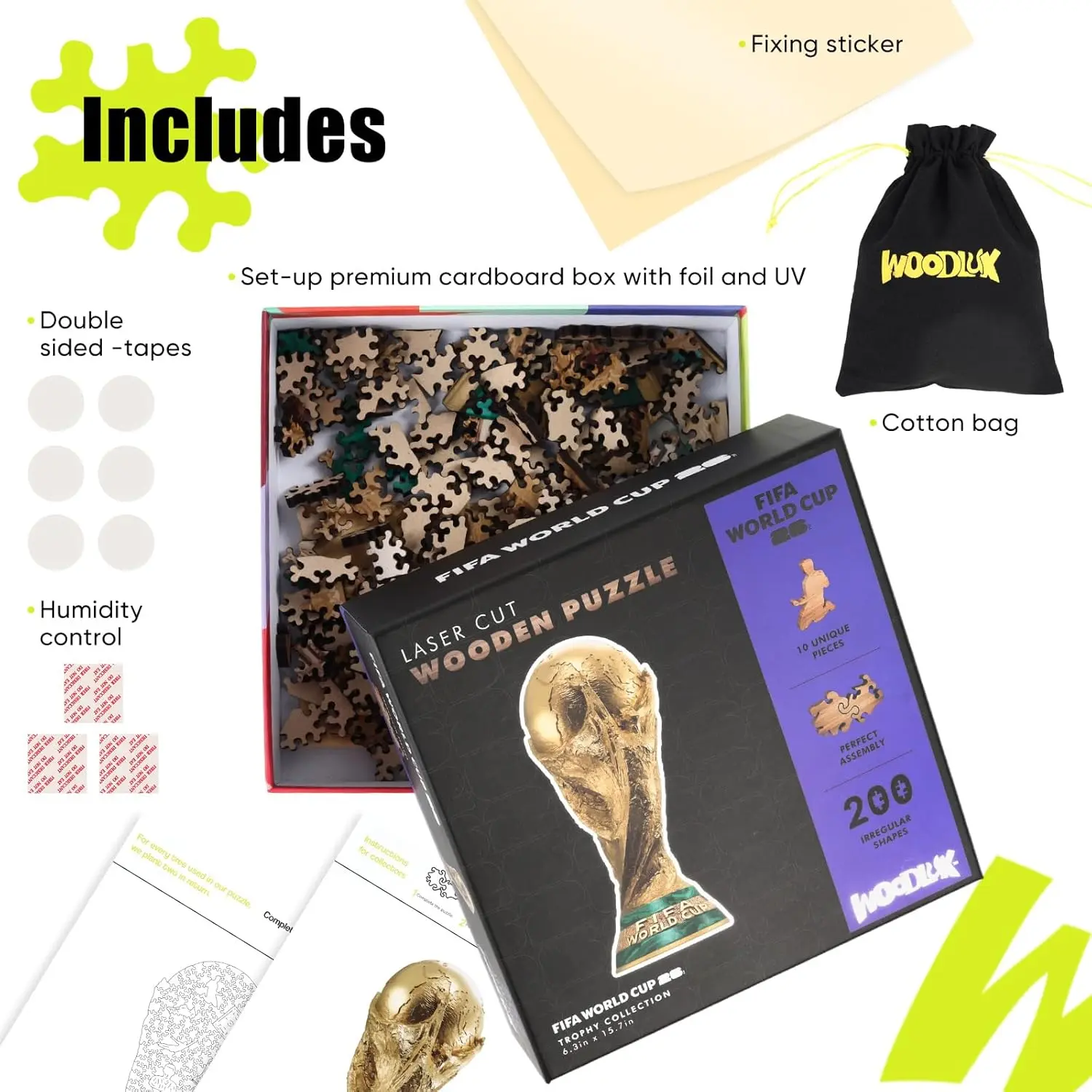 Official FIFA World Cup 2026 Edition Trophy Puzzles for Adults