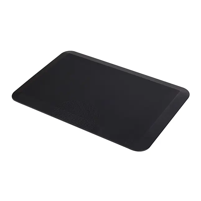 SAFCO Products 2110BL Indoor PU Anti-Fatigue Mat, 1" of Padding, 20x30 in, Black