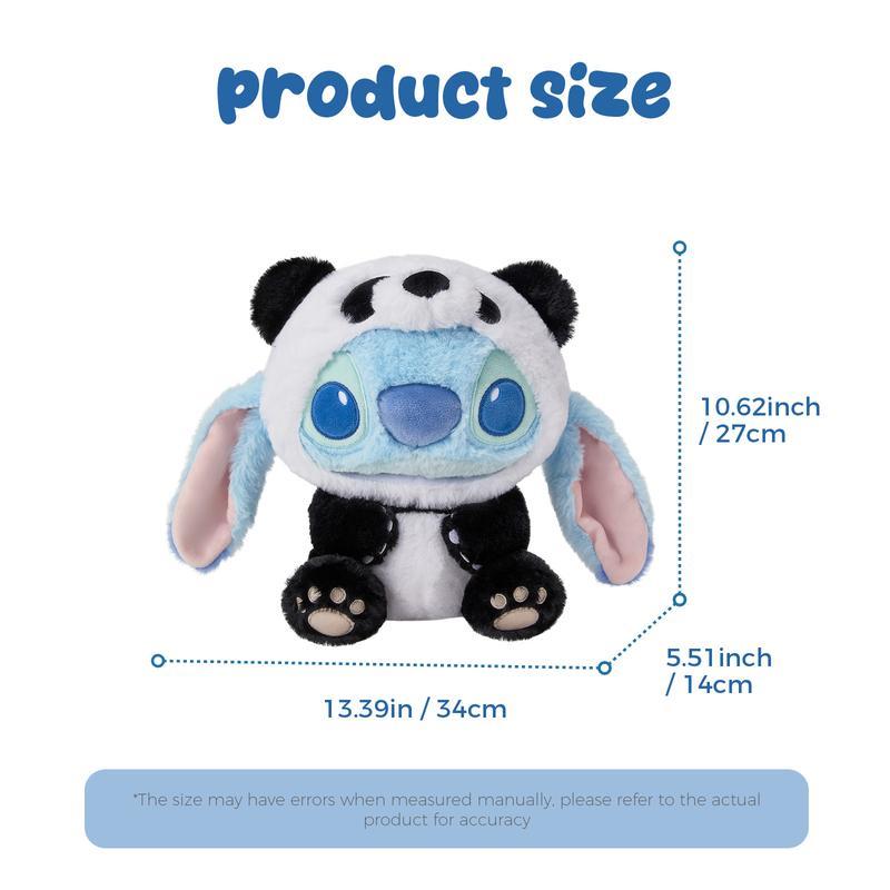 【Holiday Gift】Disney Stitch Series 11-inch Panda Stitch Plush Toy – Cute Animal Dress-up Plushie, Collectible Stuffed Toy for Kids & Fans 【Holiday Gift】Disney Stitch Series 11-inch Panda Stitch Plush Toy – Cute Animal Dress-up Plushie, Collectible Stuffed Toy for Kids & Fans