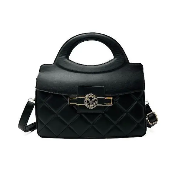 Valentino Orlandi Top Handle "V" Lock Handbag Valentino Orlandi Top Handle "V" Lock Handbag