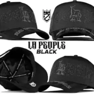 LA People Crystal  total BLK Snapback