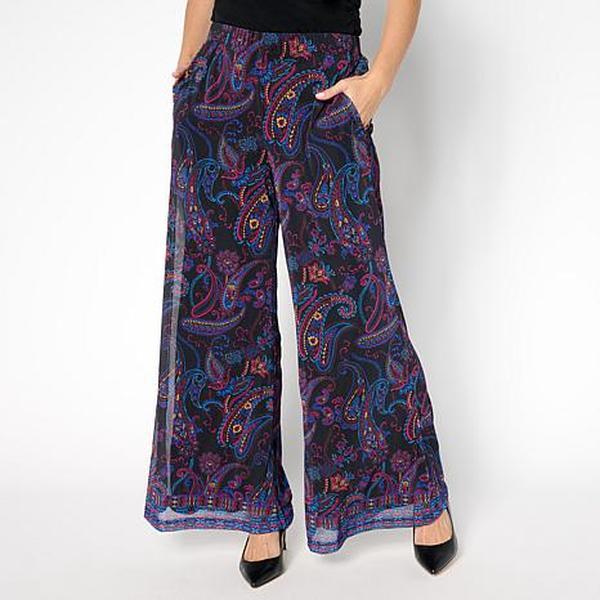 Antthony Design Originals Printed Mesh Pull-On Pant