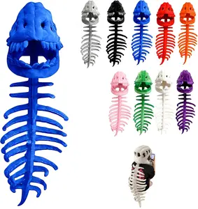 2026 New Dinosaur Skeleton Costume, 3D Spinosaurus Skull Mask & Plush Spine, for Dress-Up Play #HHW