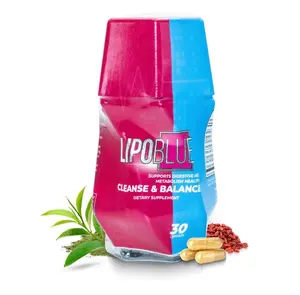 LIPOBLUE |  Herbal Dietary Supplement | Botanical Formula | 30 Capsules