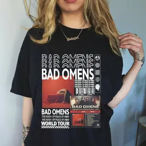 Bad Omens shirt - Metal Music Shirt - Just Pretend - Like A Villian - Bad Omens Merch - Unisex Cotton Tee