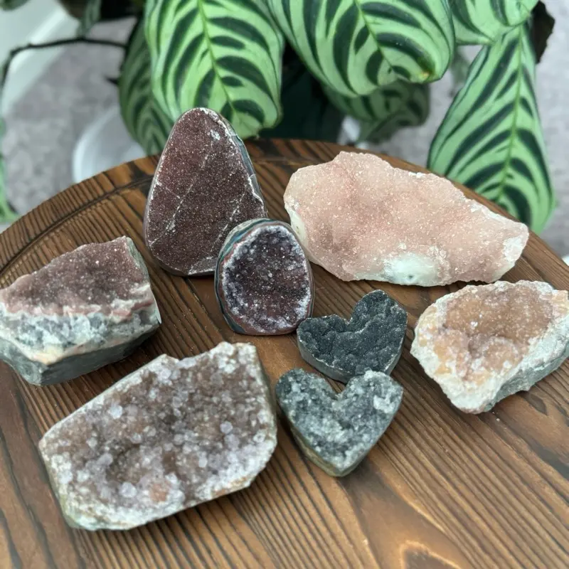 Amethyst Raw Freeform’s, chunks, and mini hearts