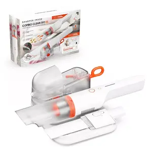 Sharper Image Cordless Handheld Vacuum with Spot Cleaner Attachment Gray/White