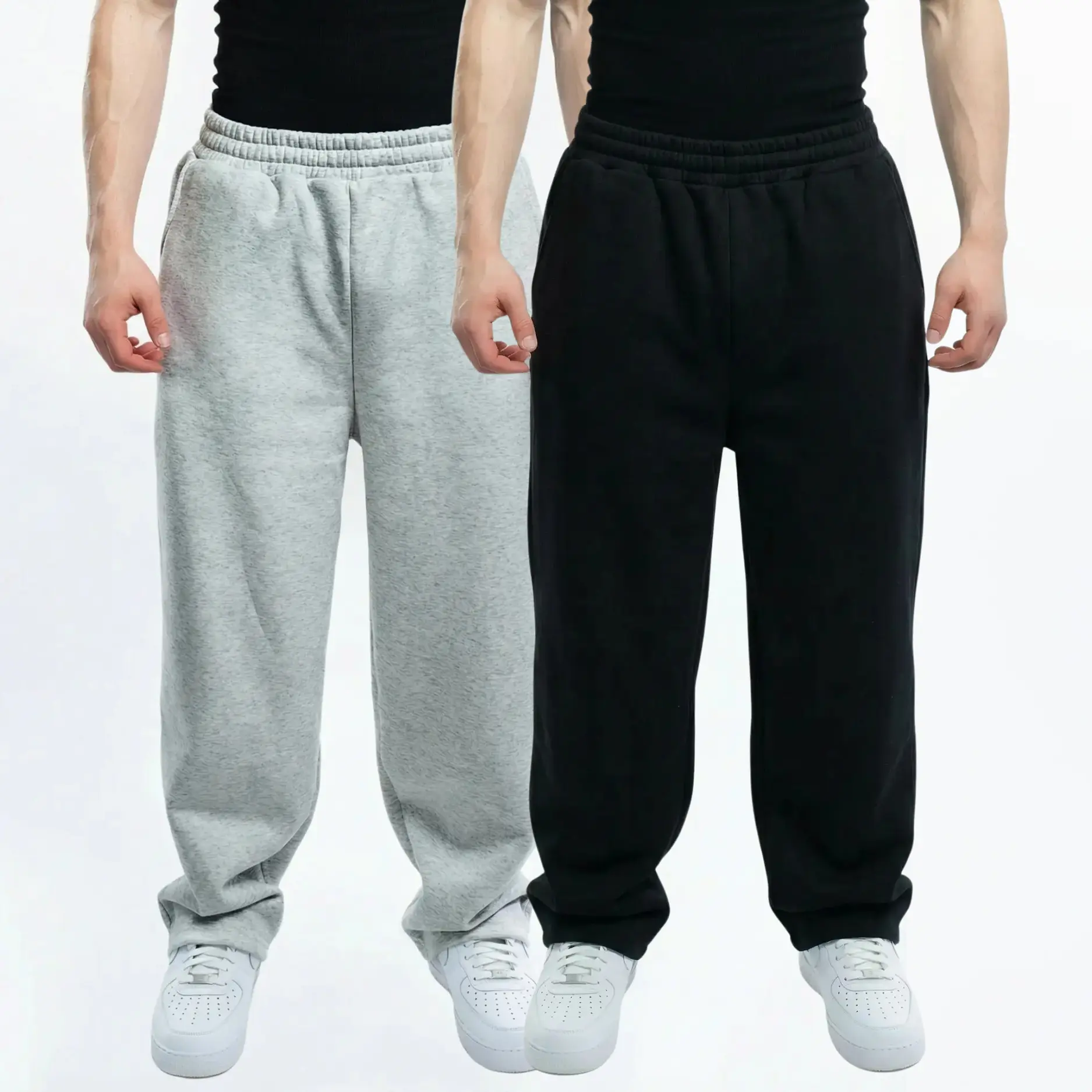 Straight Leg 2PK Variety (Black/Heather Grey)