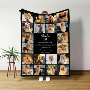 Personalized Dog Memorial Gift Custom Dog Blanket Pet Sympathy Gift Loss Of Dog Memorial Blanket Pet Keepsake Gift Dog Loss Memory Gift