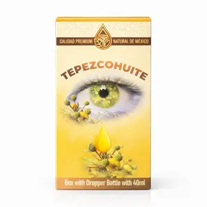 Tepezcohuite Eye Drops – Premium Quality Eye Care Formula from Natural de México, Gentle Traditional Blend for Daily Eye Comfort, Box with Dropper Bottle, 40 ml