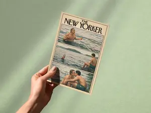 [Sale off up to 50%]-[FREE-SHIP] Heated Rivalry New Yorker Style - Poster Art Print - Book Lover Gift - Cozy Reading Artwork - Aesthetic Decor