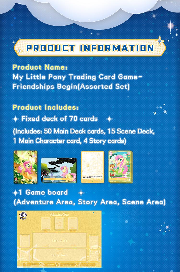 New My Little Pony TCG Sealed Set - Series 1 Assorted Box with Trading Card Packs, Cartoon Non-Sports Collectibles for Pulling Cards - 001A-NA