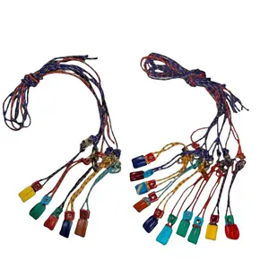 Amarrodores Tejidas15 Tie Cords for Animals - 15 Units of Durable 88cm Long Fabric Ties for Roosters Hens & Chickens Enhancing Mobility and Comfort