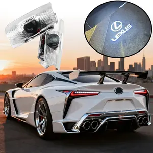 🚗 2 Pcs LED Interior Decoration Sticker Light | Welcome Light |  For Lexus LS ES IS LX RX GS GX RC UX200 ✅ High Power CREE Chip Super Bright ✅ 6500K White Light ✅ Error Free ✅ Plug & Play ✅ Aluminum Alloy+Plastic / 50000H Lifespan ✅ 12V/5W Energy Saving