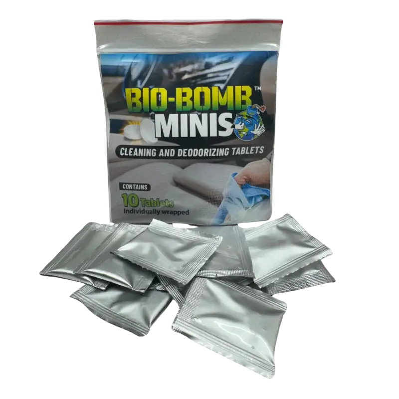 Bio-Bomb Minis: Dissolvable Cleaning & Deodorizing Tablets