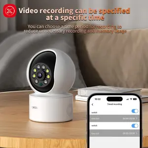 Smart Security Camera,  Indoor Pan/Tilt Security Camera with Auto-Focus,Ideal for Baby Monitor/Pet Camera/Home Security, Night Vision,Human/Pet AI,Noise Reduction
