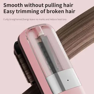 Type-C Rechargeable Smooth Split End Hair Trimmer, Portable Cordless Hair Trimmer, Hair Care Tool for Home and Outdoor Travel