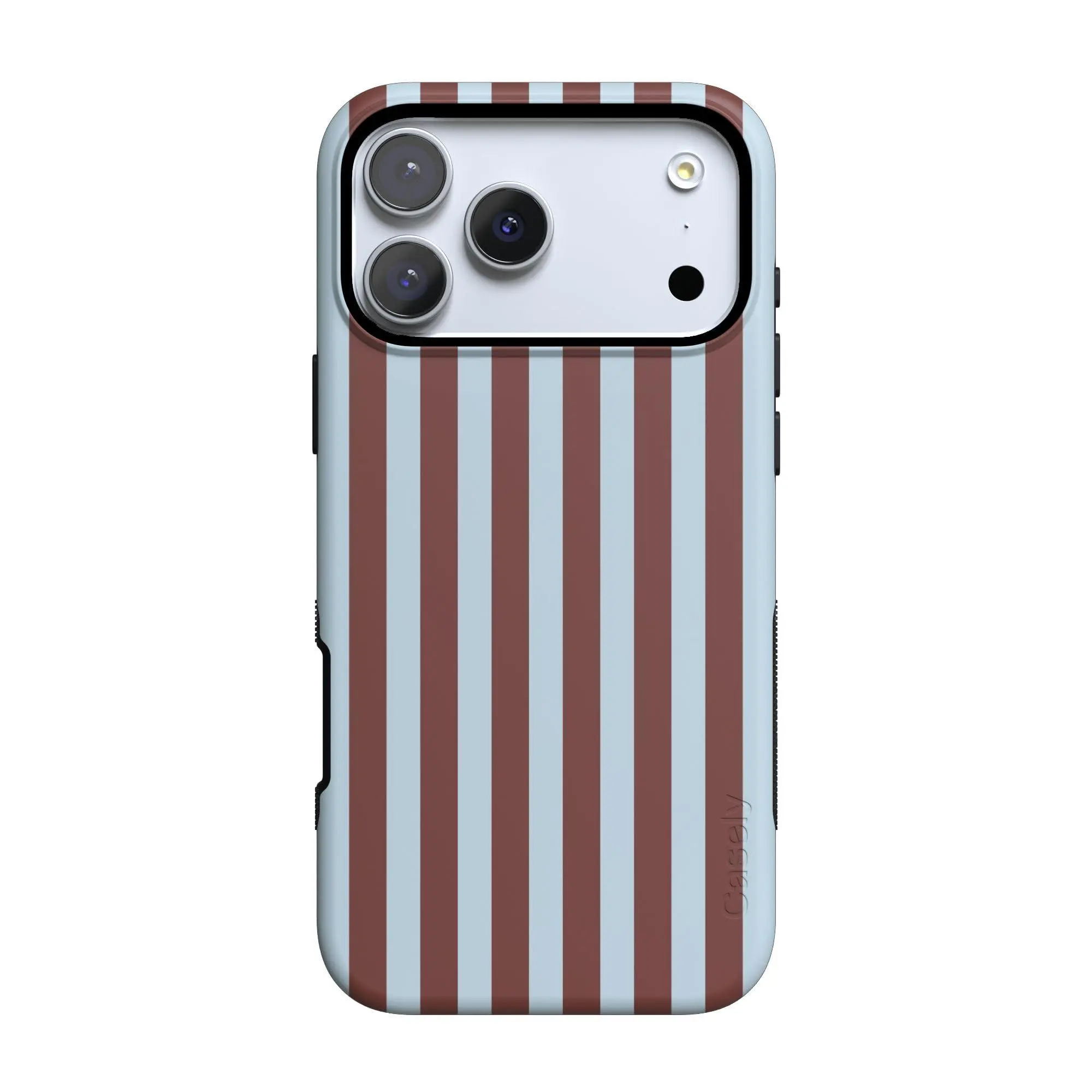 Casely iPhone 17 Pro Max Case | Sunday in Brooklyn | Blue Stripes | Bold Protective Design | Compatible with MagSafe
