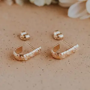 Baby Fiona Hoops Hello Adorn 14K Gold Fill Sterling Silver