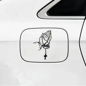 Pray To Jesus Car Sticker, Car ExteriorDecorative Stickers, Multipurpose Self Adhesive Decal for Car Bumper,Phone, Laptop, Skateboard, Scrapbook Sticker Decals, Sticker for Car