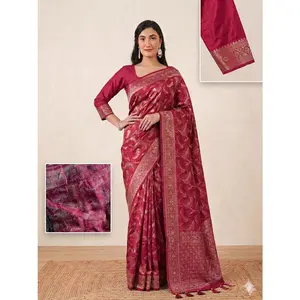 Premium Banarasi Silk Pre-Pleated Saree Collection – Ready to Wear Elegance