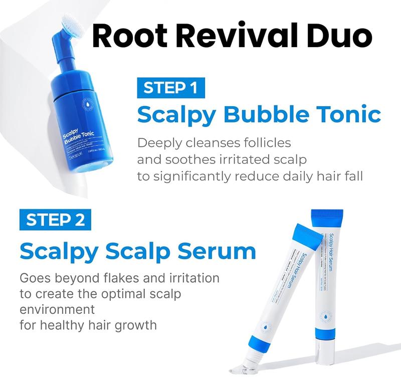 [Seapuri] Scalpy Hair Growth Serum 20ml  - Hair Loss & Thinning | Scalp Treatment with Salicylic Acid, Menthol, Dexpanthenol | Non-Greasy, Lightweight | Exfoliates Dandruff & Soothes Itch