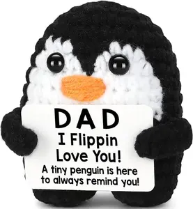 Father’s Day Gift for Dad – Handmade Crochet Turtle, Funny Cute Daddy Gift from Daughter Son Wife, Best Dad Ever Birthday Present, Small Desk Decor Keepsake